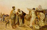 Slave Canvas Paintings - The Slave Market